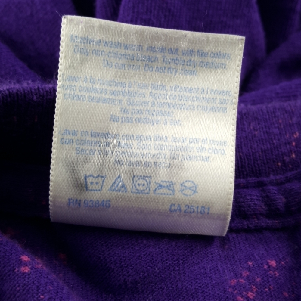 Shamrock Tie Dye T-shirt Purple / Pink Tee (XL) - Picture 10 of 10